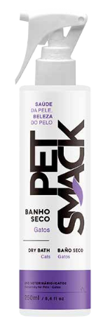 BAÑO SECO PETSMACK GATOS 250ml